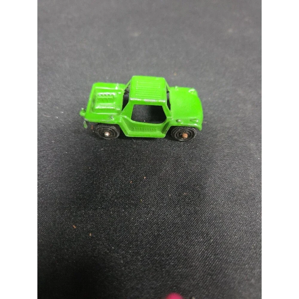 TootsieToy Diecast  Green Baja Run About Sand DuneBuggy Vintage Moon Eye Vintage
